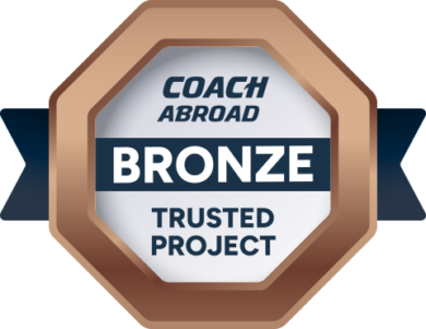 COACH ABROAD trusted project Badge of Trust in Bronze