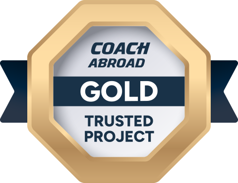 COACH ABROAD trusted project Badge of Trust in Gold