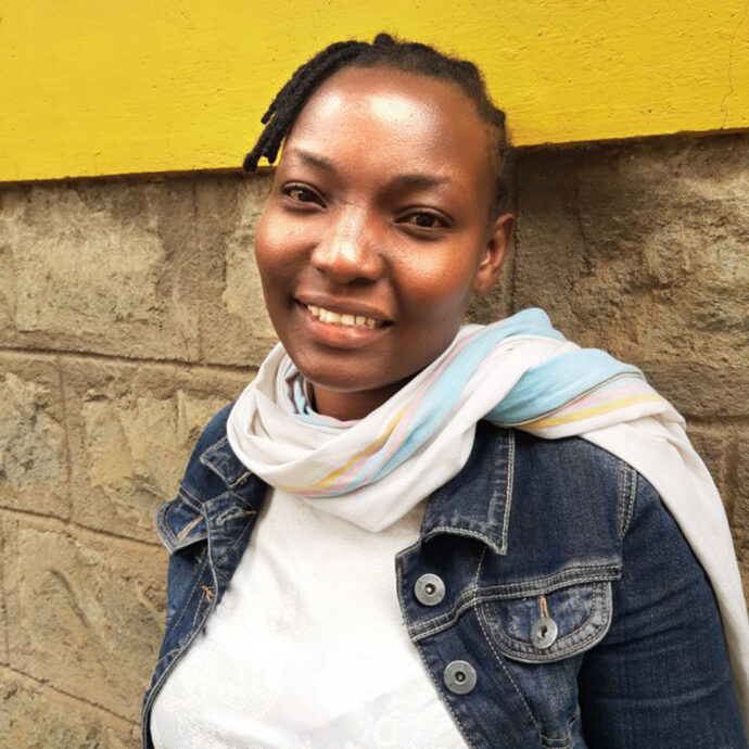 Project mentor Caroline Nange from Play Handball in Kenya