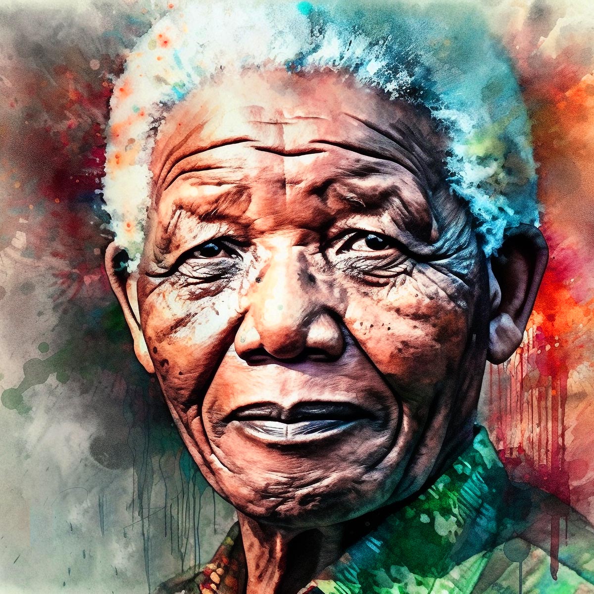 Nelson Mandela Portrait